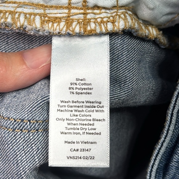 Talbots Slim Ankle Curvy Jean Size 12 - Picture 10 of 10